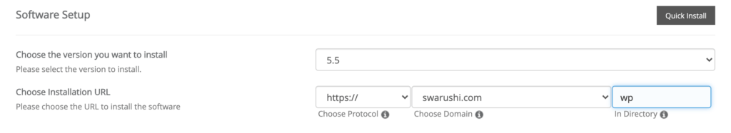 Install WordPress on cPanel-5